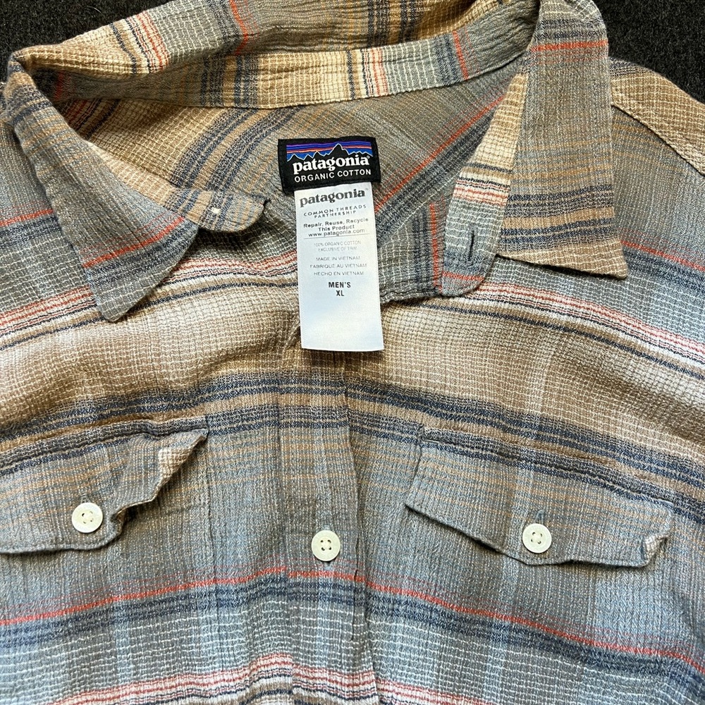 Patagonia organic cotton xl button down